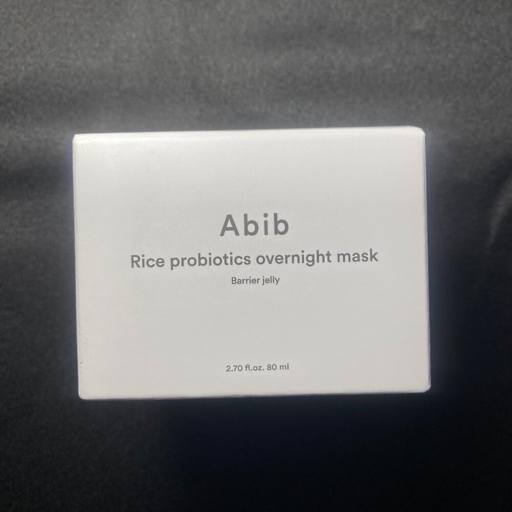 Abib Rice Probiotics Overnight Mask Barrier Jelly 2.7 fl oz 80ml New Sealed
